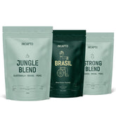 Incapto-Starterset, Jungle Blend, Brasilianischer Kaffee und Strong Blend, 3 Packungen mit 500 Gramm Coffee Naty Shop Default Title