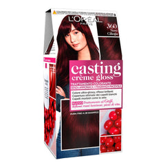 Vopsea de păr Casting Creme Gloss fără amoniac N360 Black cherry Vopsea pentru par Naty Shop N360 cireș negru 1 bucată (pachet de 1)