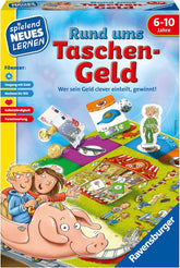 Ravensburger 24996 – Alles über Taschengeld – Spielen und Lernen für Kinder, Lernspiel für 6–10-Jährige, spielerisches Lernen für 2–4 Spieler