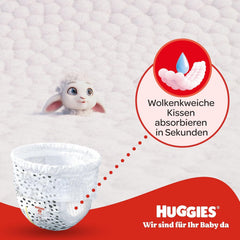 Pantaloni Huggies Little Movers Disney, mărimea 6, 96 bucăți (2 x 48), cutie lunară