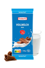 frankonia CHOCOLAT Ciocolată integrală cu lapte fără lactoză și gluten, 100 g
