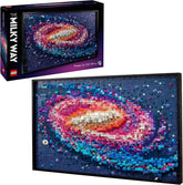 LEGO Art Galaxia Calea Lactee, decorațiune de perete, cadou pentru fanii spațiului și astronomiei, set de construcție pentru adulți, activitate creativă, cadou pentru femei și bărbați 31212 Seturi de constructie Besuche den LEGO-Store Titlu implicit