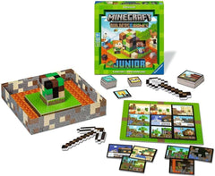 Ravensburger 24615 Minecraft Builders & Biomes Junior – Koop-Spiel für 2–4 Spieler ab 5 Jahren