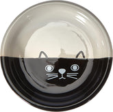 Bol de lapte ceramic pentru pisici FACE, Ø14 x 2 cm, 1 bucată