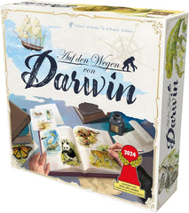 Sorry, We're French, Darwin's Paths, Familienspiel, Spiel des Jahres 2024 nominiert, 2-5 Spieler, ab 8 Jahren, 30 Minuten, Deutsch