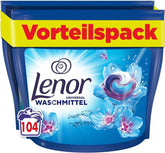 Lenor PODS All-In-1 Waschmittel, 104 Kapseln, 3-mal längere Frische und Tiefenreinigung auch bei Kaltwäsche Naty Shop Neues Modell