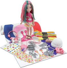 Educa 18368, My Model Doll Design Casual Puppe, DIY, Puppen selber Machen, Bastelset für Kinder ab 6 Jahren