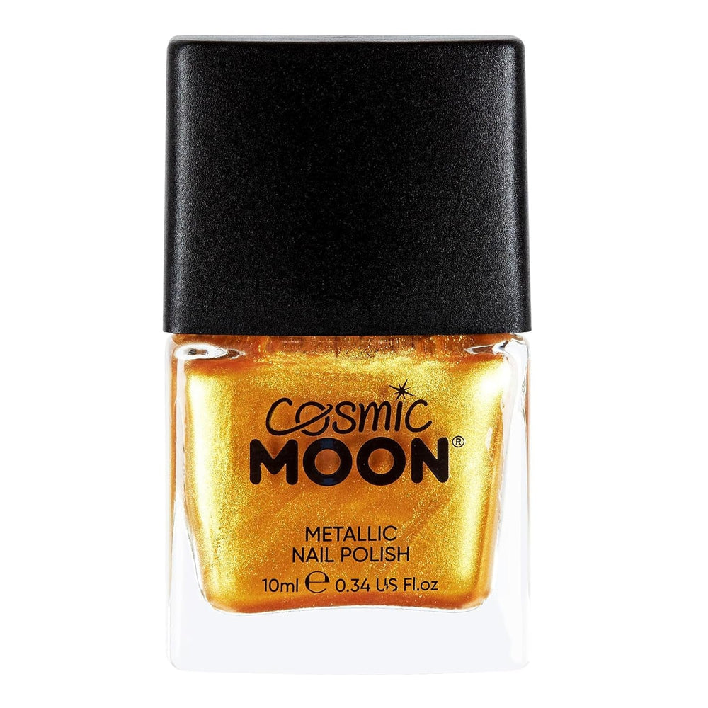 - Ojă metalică - 10 ml - Pentru unghii metalice fascinante - Auriu