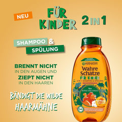 Garnier Shampoo für Kinder, für empfindliches Haar und leichte Kämmbarkeit, mit Aprikosen- und Baumwollblüten Garnier Dusche und Bad