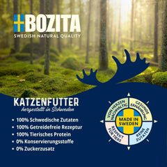 Hrană umedă Bozita Tetra cu eglefin în jeleu – 6 x 370 g hrană pentru pisici fără cereale, fără zahăr adăugat și fără OMG – echilibrată, delicioasă, cu 7,5% proteine și 5% grăsimi