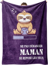 Niyewsor Cadou aniversar, Pentru mama, Pătură fleece, Cadou pentru mama, Idee de cadou pentru Ziua Mamei și Crăciun pentru mama Paturi si Cuverturi Niyewsor Titlu implicit