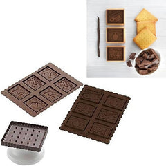 Silikomart 22.164.77.0165 CKC04, Ausstecher, Silikon-Gnam-Gnam-Form, 6 Mulden. (CKC04) Küche Naty Shop