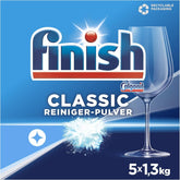Finish Classic Pulverwaschmittel – Phosphatfreies Geschirrspülmittel – 6,5 kg Großpackung (5 x 1,3 kg) Naty Shop Küchenwaschmittel