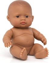 Miniland Babypuppe südamerikanisches Mädchen 21cm-31148, Merhfarbig
