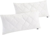 Traumnacht Pernă din bambus cu fibre de bambus, hipoalergenic, antibacterian Set de perne cu fermoar, format din 2 perne 40X80Cm, certificat Oeko-Tex, dezvoltat în Germania Perne standard Naty Shop 40 X 80 Cm Pernă