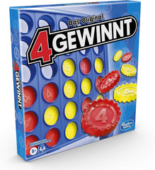 Joc de strategie Connect Four, joc de societate pentru 2 jucători, distracție nesfârșită cu prietenii și familia, perfect ca joc de petrecere și pentru distracție multiplayer, cadou pentru copii cu vârsta de 6 ani și peste