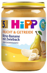 Hipp Birnen-Bananen mit Keksen, 6er Pack (6 x 190 Gramm) Mutter und Kind Naty Shop 6 x 190 Gramm Früchte