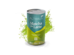 Matcha pentru latte Amestec de ceai verde cu zahăr din trestie, 400 g, vegan, pentru 20 porții