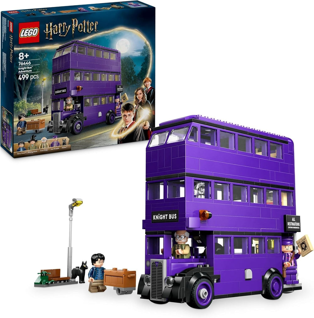 LEGO Harry Potter „Abenteuer mit dem reisenden Ritter“ Bauset 5 Minifiguren, darunter Ernie Prang, Stan Shunpike und Padfoot Busspielzeug für Fans der Zauberwelt, Jungen und Mädchen, 8 Jahre alt 76446 Bausets Beuche den LEGO-Store Standardtitel