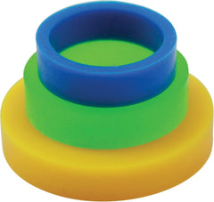 Inele de ghidare pentru sucitor mic, plastic, multicolor, 14 x 9 x 2,05 cm, 8 bucăți