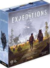 Feuerland Spiele 31025 Joc de masă Expeditions, tonuri pământești