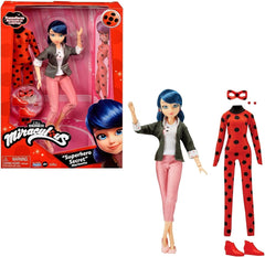 Bandai – Miraculous Ladybug – 26 cm große Ankleidepuppe mit zwei Outfits – Ladybug – P50355 Naty Shop Dolls Standardtitel