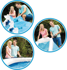Piscină supraterană Intex Easy Set - pentru copii, 183cm x 183cm x 51cm, 28101NP, albastră