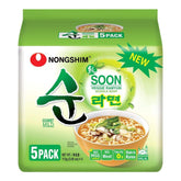 NONGSHIM – Soon Veggie Ramyun Instantnudeln – 6 x 112 g – Multipack