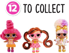 Păpuși de colecție LOL Surprise pentru fete - Cu 15 surprize și coafuri diferite - #Hairvibes Dolls