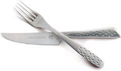 Weber Deluxe Steak-Set, 6-teilig, Monoblock-Design aus Edelstahl, extra scharf, ergonomischer Griff Kitchen Naty Shop