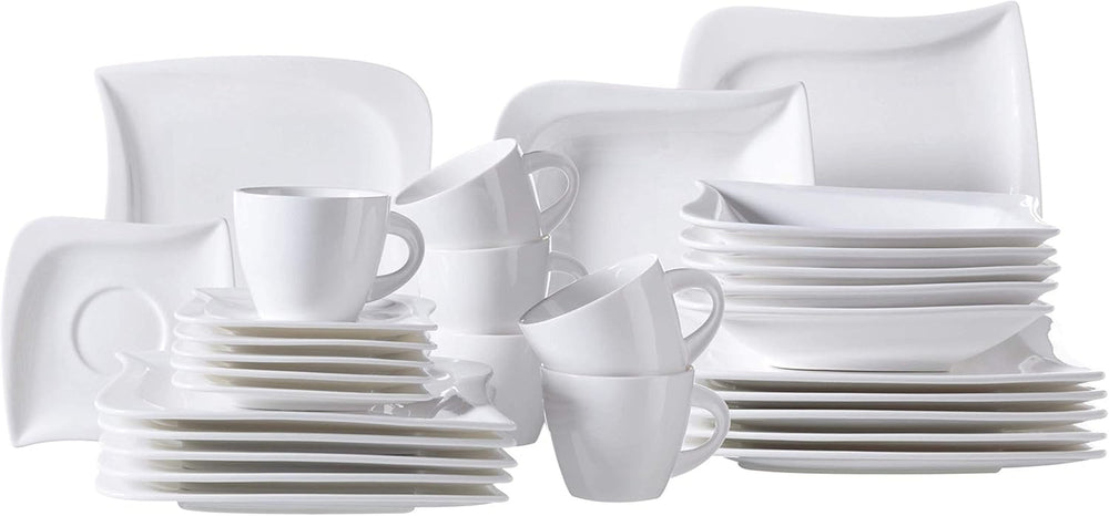 Mäser La Musica Serie, Kombiservice, Porzellan-Geschirrsets Naty Shop Kombiservice 30-teilig