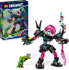 LEGO DREAMZzz Mateo vs. Cyberhirn-Mech - Modularer Roboter zum Bauen und Spielen für Mädchen und Jungen ab 8 Jahren - in Skorpionfigur umbaubarn - inkl. Minifigur und Dreamling - Geschenkidee - 71495