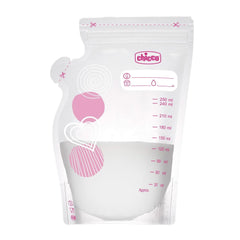 Chicco Milchbeutel mit 30 Stück, auslaufsicher, 250 ml Zubehör Essen und Stillen Bebe Naty Shop