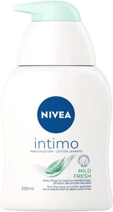 NIVEA, Loțiune de spălare intimă cu acid lactic, extract de mușețel și ulei organic de jojoba, 250 ml Duș și baie Naty Shop
