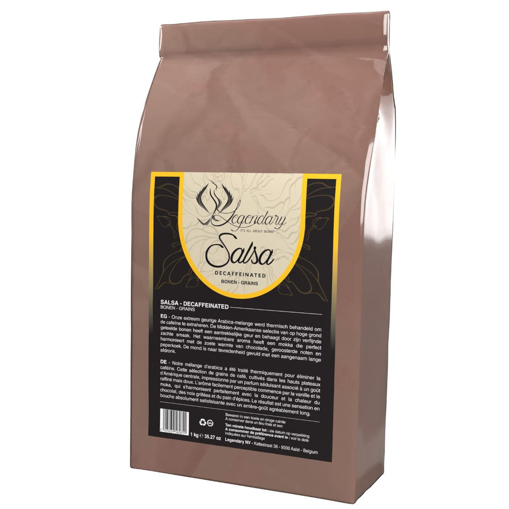 Legendary Und Carracci einste Komposition der besten Arabica 100% Kaffee-Bohnen gemahlen 1kg (SALSA DECA)