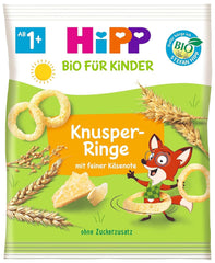 Hipp Bio Für Kinder Knusperringe, 7er Pack (7 x 25 Gramm) Mutter und Kind Naty Shop 7 x 25 Gramm Knusperringe