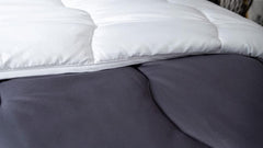 Abeil Steppdecke, zweifarbig, 220 x 240 cm, weiß und grau Steppdecken und Steppdecken Naty Shop