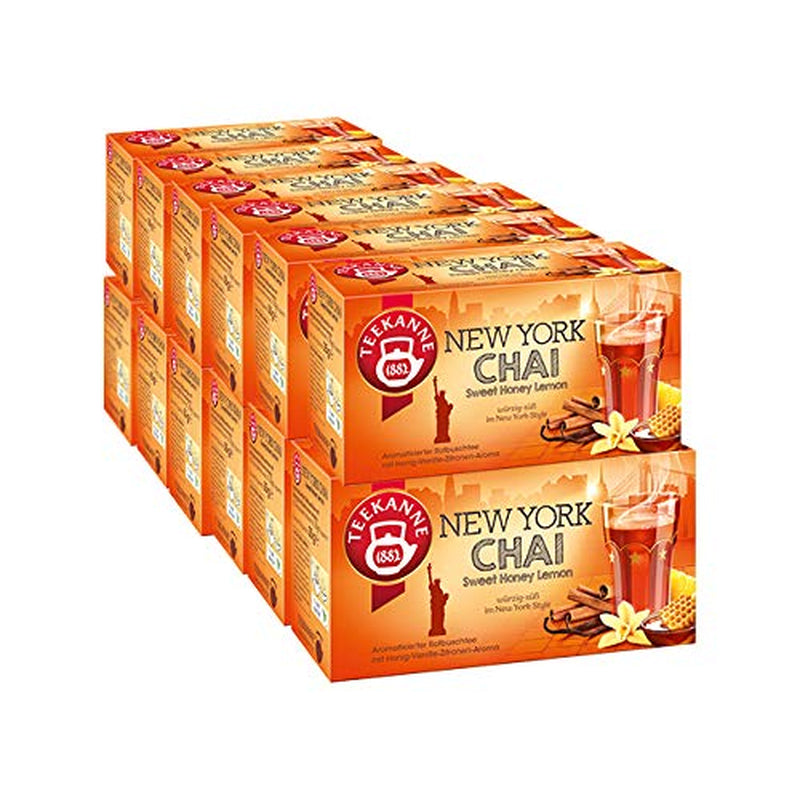 Ceainic New York Chai, pachet de 12 (12 x 35 g)