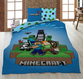 Minecraft Ready to Survive Kinderbettwäsche-Set, Mikrofaser-Bettwäsche – Kids Naty Shop Standardtitel