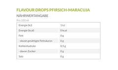 Borchers Flavour Drops, Pfirsich - Passionsfrucht, 30 ml Aromen Naty Shop