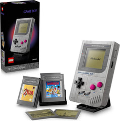 LEGO Super Mario Game Boy - Modellbau für Erwachsene - Nintendo Modell mit 2 Spielmodulen inkl. Zelda sowie Ständer - Retro Geschenk zum Vatertag für Gaming Fans - 72046