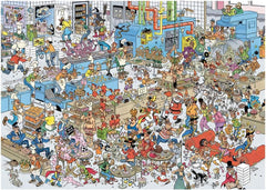 Jan Van Haasteren, The Bakery, puzzle jigsaw 2000 piese adulți Puzzle Naty Shop