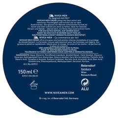 NIVEA MEN Creme, pflegende Hautcreme mit Vitamin E, 150 ml Naty Shop