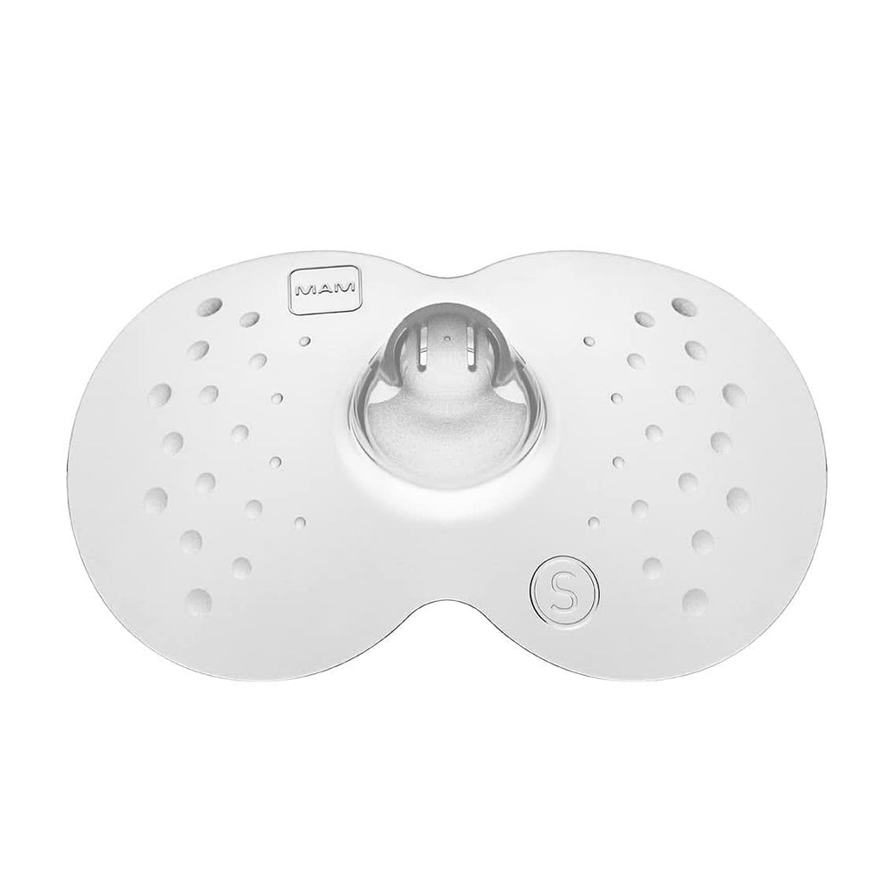 MAM Stillhütchen Größe S (Ø 17 Mm) Im 2Er-Set, Extra Weiche Brusthütchen Zum Schutz Beim Stillen, Brustwarzenschutz Für Maximalen Hautkontakt Zwischen Mutter Und Kind Accessories Food and Breastfeeding Bebe Naty Shop