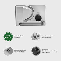 Ritter E 16 Multifunktions-Elektroschneider Rasnites und Allesschneider Naty Shop