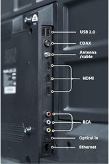 SALORA FOD43FV – Televizor de 43 de inci – Smart TV cu ecran Full HD, Android TV, sistem de operare Vidaa, tuner triplu DVB-T2/S2, WLAN, Ethernet, 3x HDMI, design fără ramă pentru un stil de viață modern