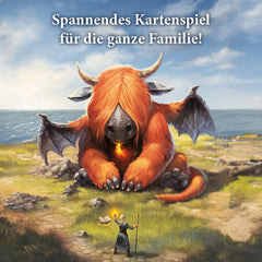 Kosmos 683757 Dragon Keeper, großes Kartenspiel für die ganze Familie, 8+, 123 wunderschöne großformatige Drachenkarten von Michael Menzel, Brettspiel-Geschenk
