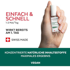 PODERM - STOP ROȘIREA UNGHIEI - Alternativă la Lacul Amar - Ser de Îngrijire Anti-Stres 100% Natural - Activează Creșterea - Adulți/Copii - Fabricat în Elveția