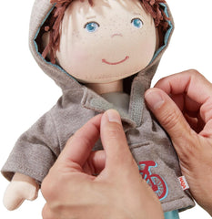 HABA Puppe Lian – Weiche Stoffpuppe 30 cm, ideal für Babys und Kleinkinder, waschbar & leicht an- und ausziehbar, ab 18 Monaten – 1302109001