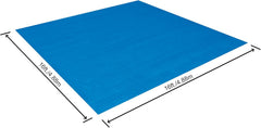 Folie de sol Bestway PE 488 x 488 cm, albastră, pătrată